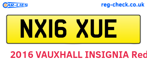 NX16XUE are the vehicle registration plates.