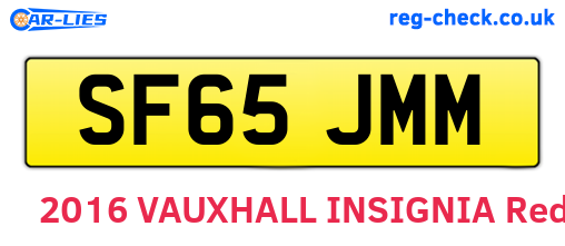 SF65JMM are the vehicle registration plates.