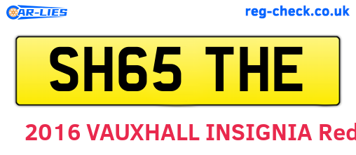 SH65THE are the vehicle registration plates.