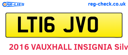 LT16JVO are the vehicle registration plates.