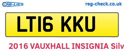 LT16KKU are the vehicle registration plates.