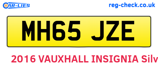 MH65JZE are the vehicle registration plates.
