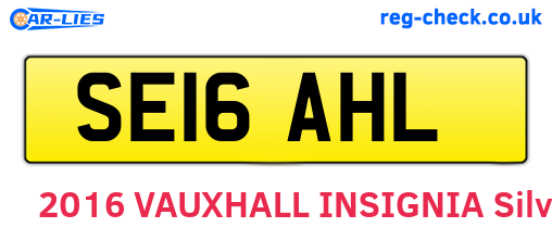 SE16AHL are the vehicle registration plates.