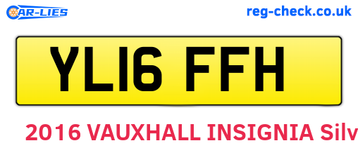 YL16FFH are the vehicle registration plates.