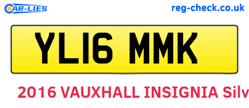 YL16MMK are the vehicle registration plates.