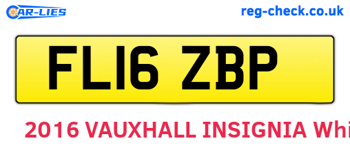 FL16ZBP are the vehicle registration plates.