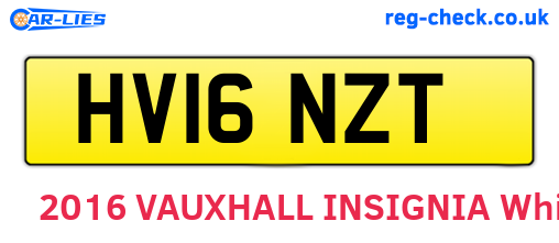 HV16NZT are the vehicle registration plates.