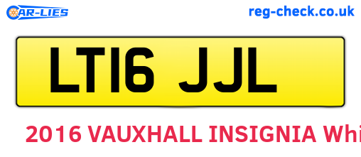LT16JJL are the vehicle registration plates.