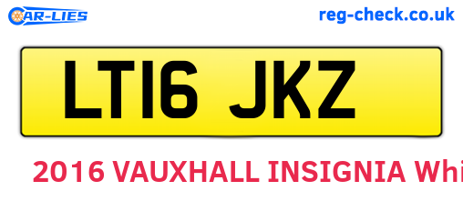 LT16JKZ are the vehicle registration plates.