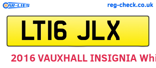 LT16JLX are the vehicle registration plates.