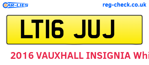LT16JUJ are the vehicle registration plates.