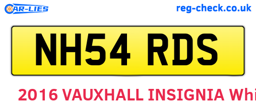 NH54RDS are the vehicle registration plates.