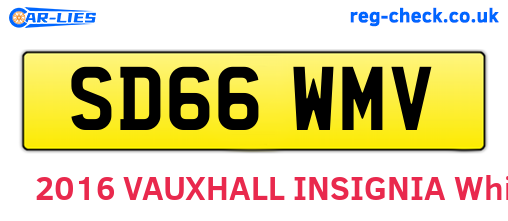 SD66WMV are the vehicle registration plates.