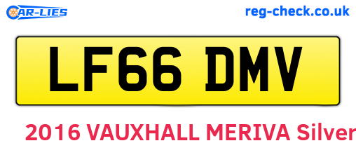 LF66DMV are the vehicle registration plates.