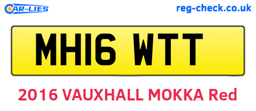 MH16WTT are the vehicle registration plates.