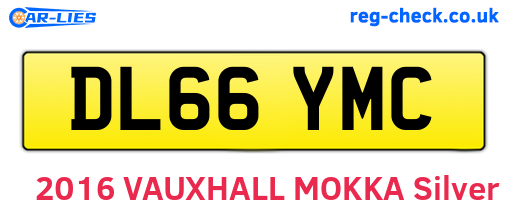 DL66YMC are the vehicle registration plates.