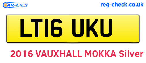 LT16UKU are the vehicle registration plates.