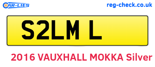 S2LML are the vehicle registration plates.