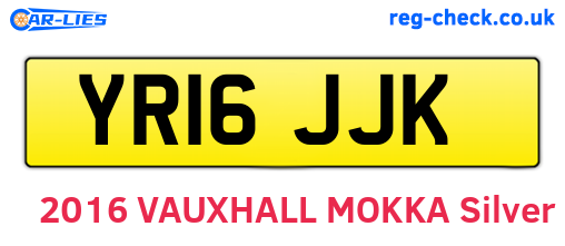 YR16JJK are the vehicle registration plates.