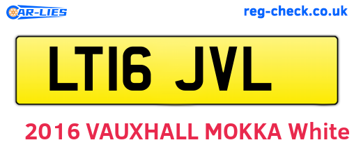 LT16JVL are the vehicle registration plates.