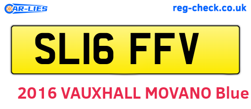SL16FFV are the vehicle registration plates.