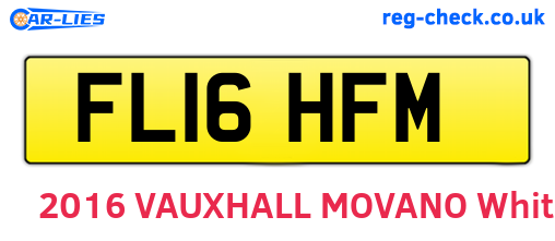 FL16HFM are the vehicle registration plates.