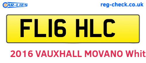 FL16HLC are the vehicle registration plates.
