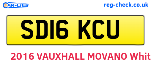 SD16KCU are the vehicle registration plates.