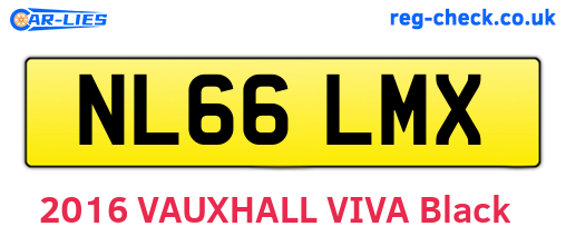 NL66LMX are the vehicle registration plates.