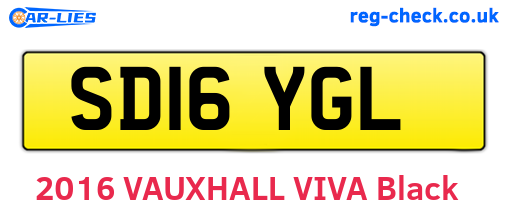SD16YGL are the vehicle registration plates.