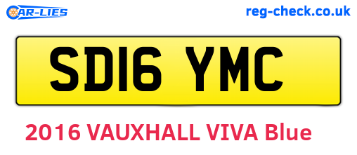 SD16YMC are the vehicle registration plates.