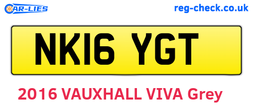 NK16YGT are the vehicle registration plates.