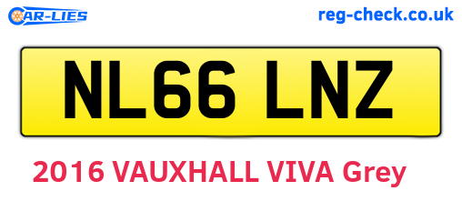 NL66LNZ are the vehicle registration plates.