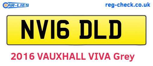 NV16DLD are the vehicle registration plates.