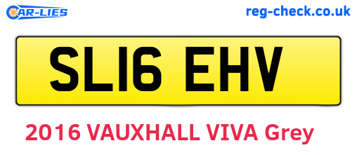SL16EHV are the vehicle registration plates.