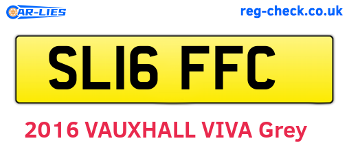 SL16FFC are the vehicle registration plates.