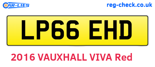 LP66EHD are the vehicle registration plates.