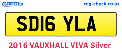 SD16YLA are the vehicle registration plates.