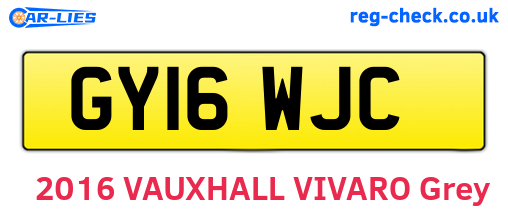 GY16WJC are the vehicle registration plates.