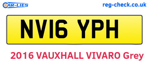 NV16YPH are the vehicle registration plates.