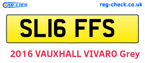 SL16FFS are the vehicle registration plates.