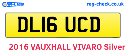 DL16UCD are the vehicle registration plates.