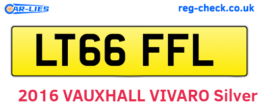 LT66FFL are the vehicle registration plates.