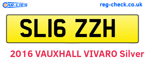 SL16ZZH are the vehicle registration plates.