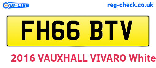 FH66BTV are the vehicle registration plates.