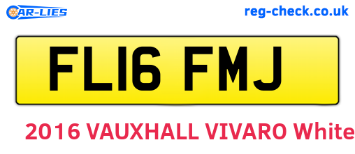 FL16FMJ are the vehicle registration plates.