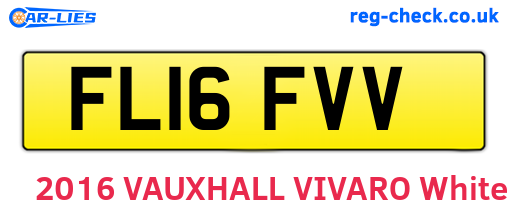 FL16FVV are the vehicle registration plates.