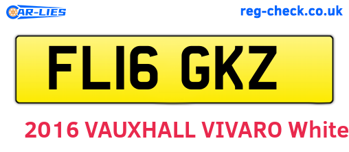 FL16GKZ are the vehicle registration plates.