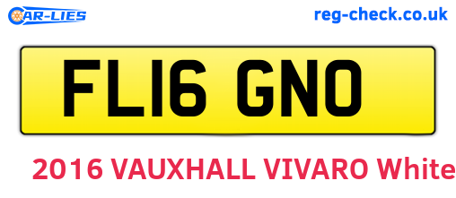 FL16GNO are the vehicle registration plates.