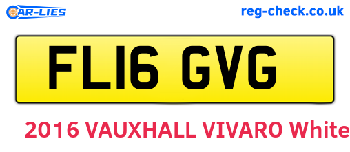 FL16GVG are the vehicle registration plates.